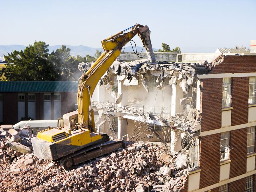 Commercial Demolition by AL's Junk Removal & Hauling Near Me LLC